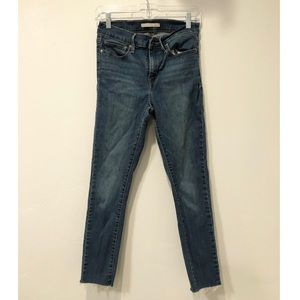 High waisted slim skinny